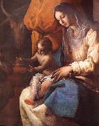 CAJES, Eugenio The Adoration of the Magi (detail) fd oil painting